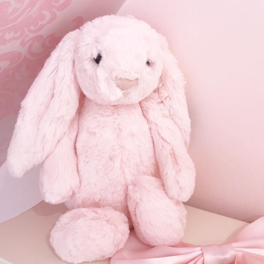 Pink Stuffed Bunny